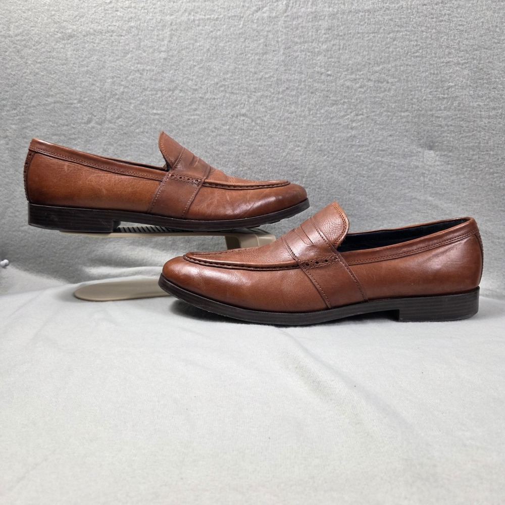 Cole Haan Penny Loafers Mens 13 M Tan Excellent Leather Grand OS C25080